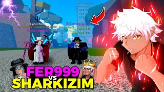 Fui PVP com a FER999 e consegui um dos titulo mais raro do Blox Fruits  Sharkizim ​ 🦈👑 fer999 [upl. by Marjy344]