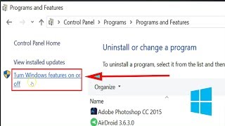 How to turn Windows features On or Off in Windows 10 [upl. by Htnicayh506]