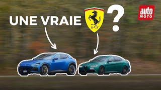 Ferrari Purosangue x Alfa Giulia Quadrifoglio  une Ferrari peut en cacher une autre [upl. by Austine]