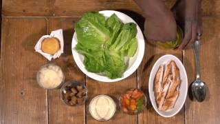 Recette en vidéo  Salade César croustillante du restaurant la Grille [upl. by Nnoved]