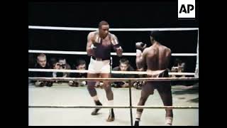 Sonny Liston vs Elmer Rush 2841967  Full Fight HQ Colorized [upl. by Lorn460]