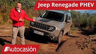 Jeep Renegade 4xe híbrido enchufable🔌 Prueba  Review en español  Autocasión [upl. by Ahsinna]