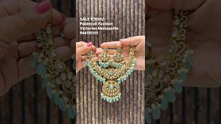 Best One Gram Victorian Jewellery Designs With Price in Begum Bazar pakeezahfashion 9441101111 [upl. by Aserej]