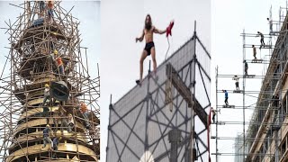 Top Scaffold Collapse Compilation [upl. by Loferski]