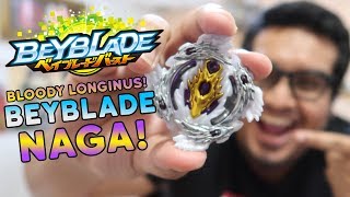 Unboxing BEYBLADE NAGA Bloody Longinus  Beyblade Burst Malaysia [upl. by Animor650]