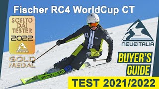 Fischer RC4 WorldCup CT  NeveItalia SkiTest 20212022 [upl. by Grunberg990]