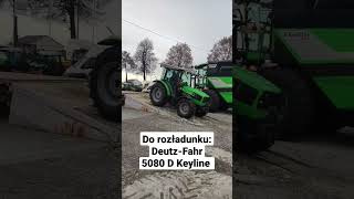 Tym razem przyczepa budowlana Pronar T6792 12 ton Do rozładunku użyty Deutz Fahr 5080 D Keyline [upl. by Enyamrahc]