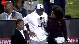 Deion Sanders amp Jackson State University Win 2022 SWAC Championship Title Presentation amp Comments [upl. by Einneb]