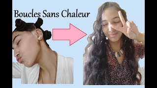 Boucler ses cheveux sans chaleur   Technique 2  Bantu Knots [upl. by Ahsinev]