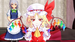 FlanDance MV  Flanchans Music Class  フランちゃん音楽教室  東方 Touhou MMD [upl. by Tamanaha191]