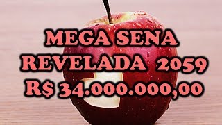 Mega Sena Revelada Concurso 2059R 3400000000 [upl. by Yeclek791]