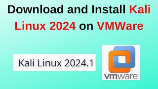 How to download and install Kali Linux 20241 on VMWare Workstation  Kali Linux 2024 Installation [upl. by Suelo]