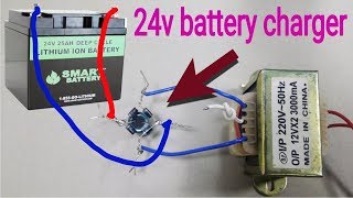 How to make 24 volt battery charger [upl. by Swamy137]