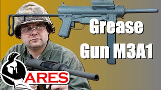 🔫 Grease Gun M3A1 ARES EBB  Présentation de réplique dairsoft WW2 [upl. by Izzy]