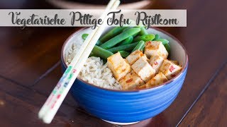 Vegetarische Pittige Tofu Rijstkom  RECIPE [upl. by Sanford]