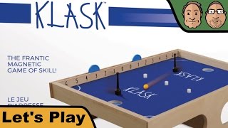 KLASK  Brettspiel  Lets Play mit Alex amp Peat [upl. by Aneeuqahs729]