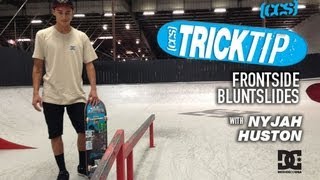 Trick Tip  Frontside Blunt Slides With Nyjah Huston [upl. by Sedecrem787]