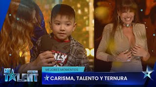 Florencia Peña tocó su botón dorado y llevó a un niño de 4 años hasta la final de Got Talent [upl. by Christabel873]