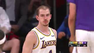 Alex Caruso Almost Ended Rudy Goberts Career  Jazz vs Lakers  April 7 2019 [upl. by Perreault]