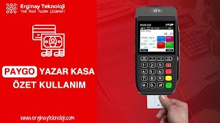 Paygo Sp630 Ecr KullanımFiş KesmeErginay TeknolojiYazar Kasa Pos Ankara [upl. by Atwekk]