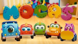 Mocas Little Monster Cars  Cartoons Full Episodes  Toy Cars amp Toy Trucks for Kids [upl. by Aiclef248]