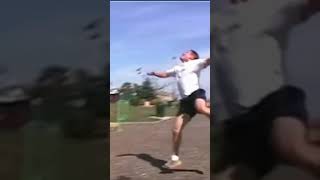 Footbag Athlete Attempts Extreme Stunt Over Picnic table [upl. by Reynolds523]