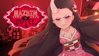 Hazbin Hotel react to Nezuko as the new Overlord [upl. by Esiocnarf]