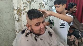 Full Clean headshave by India barbarmost attractive dandruff HeadShaveDandruff Removal Headshave [upl. by Lajes]