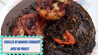 RECETTE FEUILLES DE MANIOC FERMENTÉ [upl. by Nide]