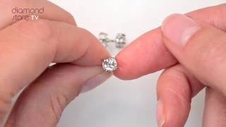 White Gold 1ct Classic Diamond Stud Earrings  FG23 [upl. by Couture167]