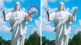 20 Mysterious Statues Caught Moving On Camera [upl. by Scherle]