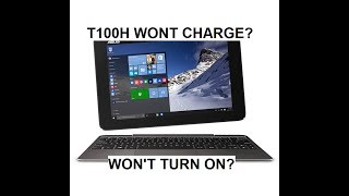 FIX ASUS T100H Transformer Book Not Charging or turning on [upl. by Rol]