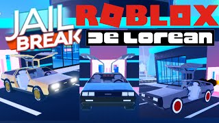 Roblox Jailbreak DeLorean Showcase [upl. by Daub833]