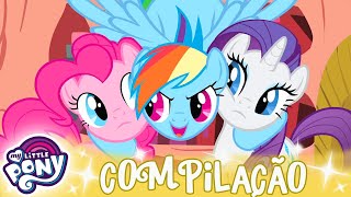 My Little Pony em português 🦄 1 hora COMPILAÇÃO  A Amizade é Mágica MLP [upl. by Sanoy753]