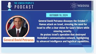 Israel at War The Jewish Peoples Podcast  General David Petraeus [upl. by Odrick]