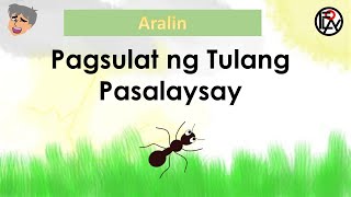 Pagsulat ng Tulang Pasalaysay [upl. by Woodall]