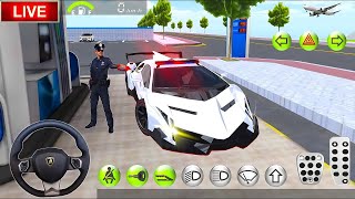 🔴Live Now🔴Refuel His Super Police Car Driving 3D Driving Class Simulation Android gameplays [upl. by Laicram628]