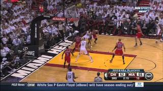 May 06 2013 Sunsports Playoffs East SemiFinals Game 01 Miami Heat Vs Chicago BullsLoss 0001 [upl. by Olwen]