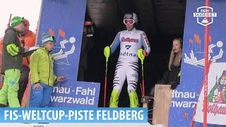 FISWeltcupStrecke im Skigebiet Feldberg Schwarzwald [upl. by Sosna]