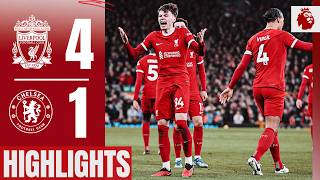 Brilliant Reds Score Four Liverpool 41 Chelsea  HIGHLIGHTS [upl. by Chak783]