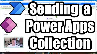 How to Send a Collection of Data from PowerApps to Power Automate  PowerApps V2  2024 Tutorial [upl. by Neerihs230]