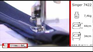 Singer 7422 Promo Naaimachine sewingmachine machine a coudre nähmaschinen [upl. by Davidson]