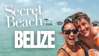 SECRET BEACH in BELIZE Ambergris Caye  Where to go in Belize [upl. by Naresh]