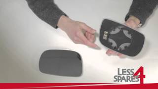 Replacement Wing Door Mirror Glass for Vauxhall Agila 20002007 [upl. by Ultan]