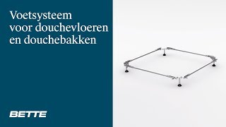 Bette  Voetsysteem voor douchevloeren en douchebakken [upl. by Haik]