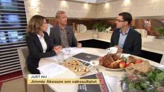 Jimme Åkesson quotVi är valets enda vinnarequot  Nyhetsmorgon TV4 [upl. by Atilem]