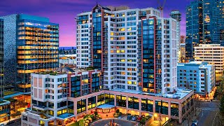 TOUR A 1169000 DOWNTOWN BELLEVUE CONDO With Captivating CITY VIEWS [upl. by Ynes]