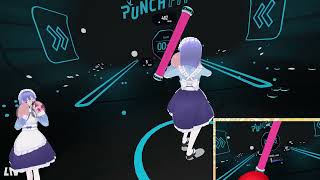 VRｹﾞｰﾑ『PUNCH FIT  Play while YouTube』をプレイ [upl. by Nahtanaoj]