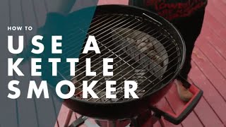 How To Use a Kettle Smoker  BBQ Advice At Bunnings [upl. by Euf]