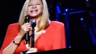 Barbra Streisand Amsterdam Ziggo Dome singing SOMEWHERE with Amsterdam Gospel FireChoir [upl. by France78]